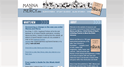 Desktop Screenshot of mannaandmercy.com